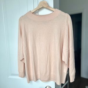 J. Crew Sweater Crewneck Light Pink